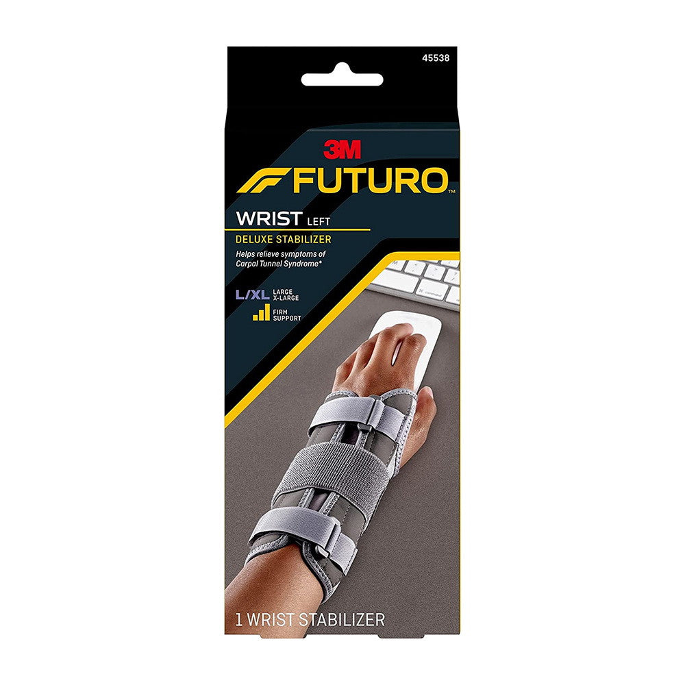 Futuro Deluxe Wrist Stabilizer Left Hand Large-X-Large Tan, 1 Ea